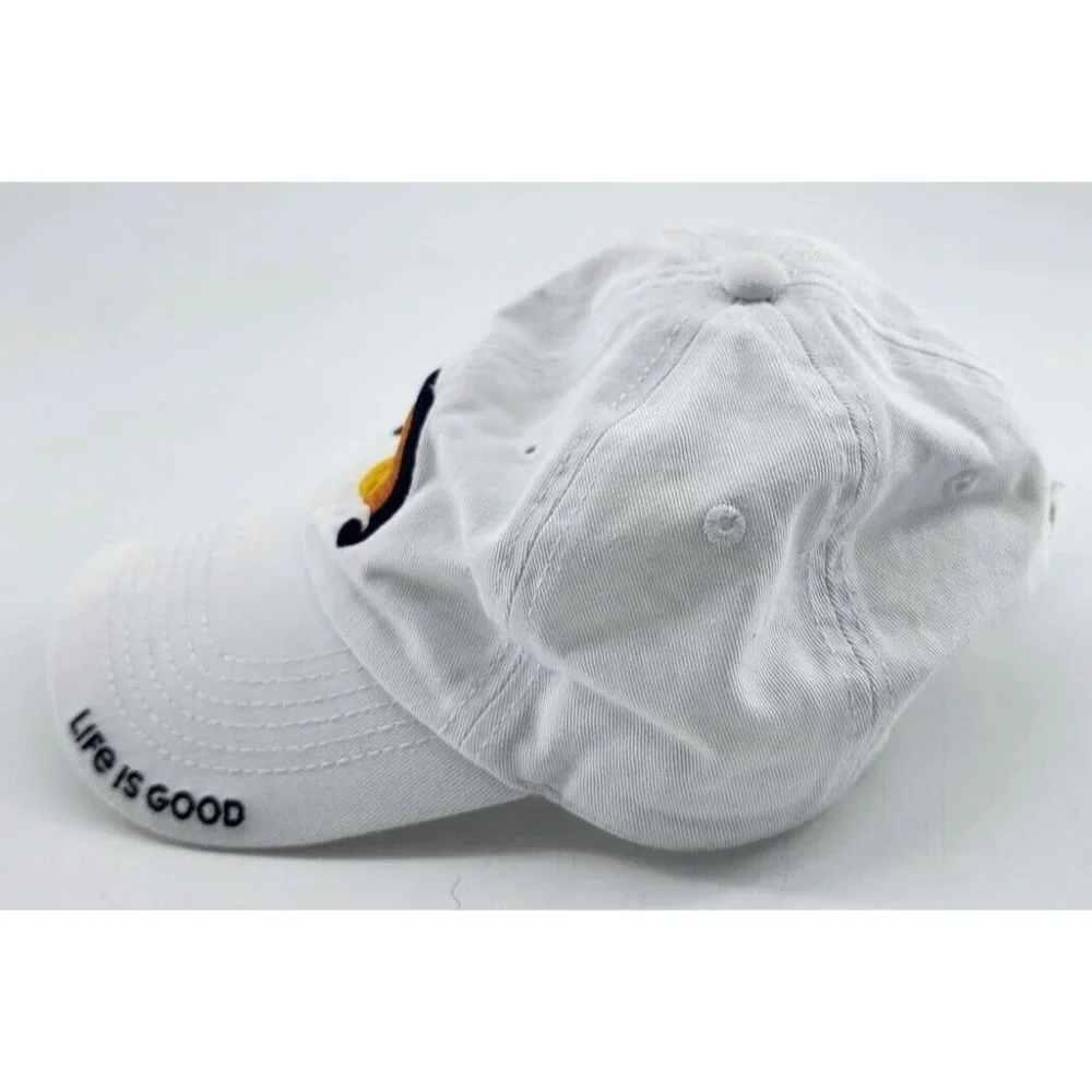 Life is Good White Sunset Waves Ocean‎ Hat Baseball Cap Strapback Youth Small